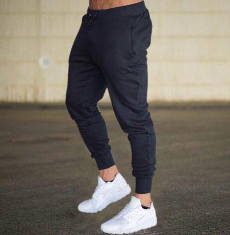 2022 New Muscle Fitness Running Training Sports Cotton Trousers Men&