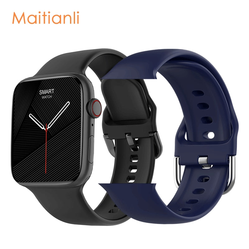 2022 Men Women Smart Watch NFC Door Access Unlock Smartwatch Bluetooth Call Fitness Bracelet Custom Watch Face Wireless Charging