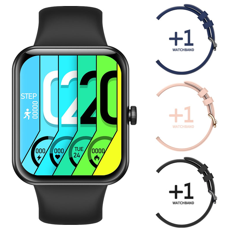 SENBONO 2022 New DIY Watch Face Sport Smart Watch Men 3ATM IP68 Waterproof Heart Rate Monitor Women Smartwatch For Android IOS