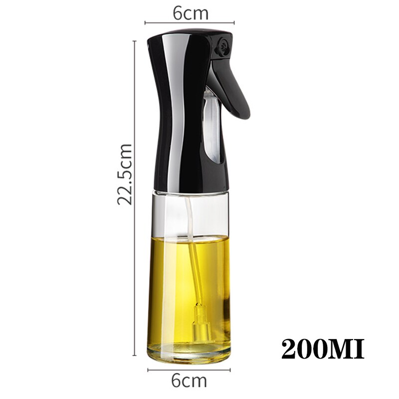 200ML Olive Oil Sprayer Bottle Kitchen high-pressure Sprayer Bottle Leak-proof BBQ Air Fryer Sprayer Oil Camping Cookware Tool