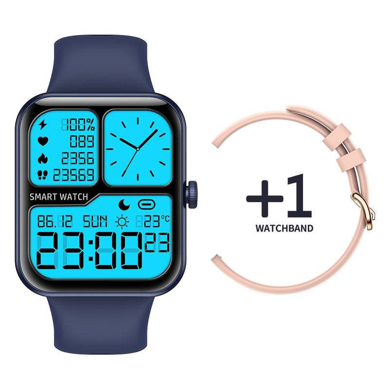 SENBONO 2022 New DIY Watch Face Sport Smart Watch Men 3ATM IP68 Waterproof Heart Rate Monitor Women Smartwatch For Android IOS