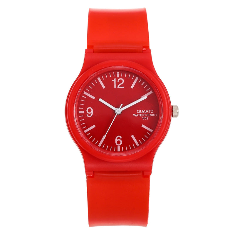 2021 New simple silicone Brand WOKAI Casual Quartz Watch Women Crystal Silicone Watches Relogio Feminino Wrist Watch Hot sale