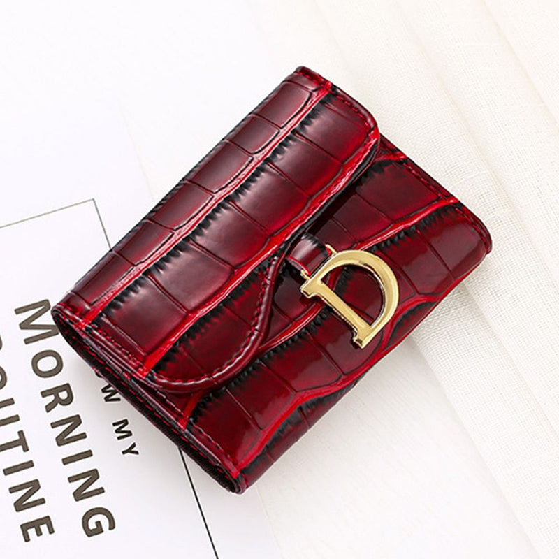 Luxury Women Card Holder Short Wallet Mini Women&