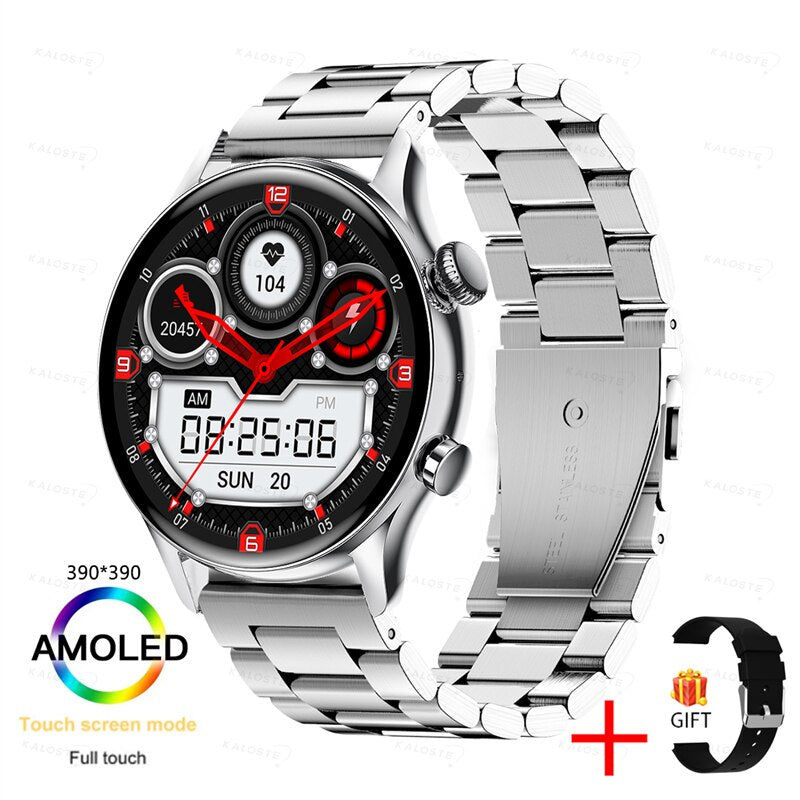 2022 NFC Smartwatch Women AMOLED HD Screen Always Display The Time Bluetooth Call IP68 Waterproof Smart Watch For Samsung Huawei