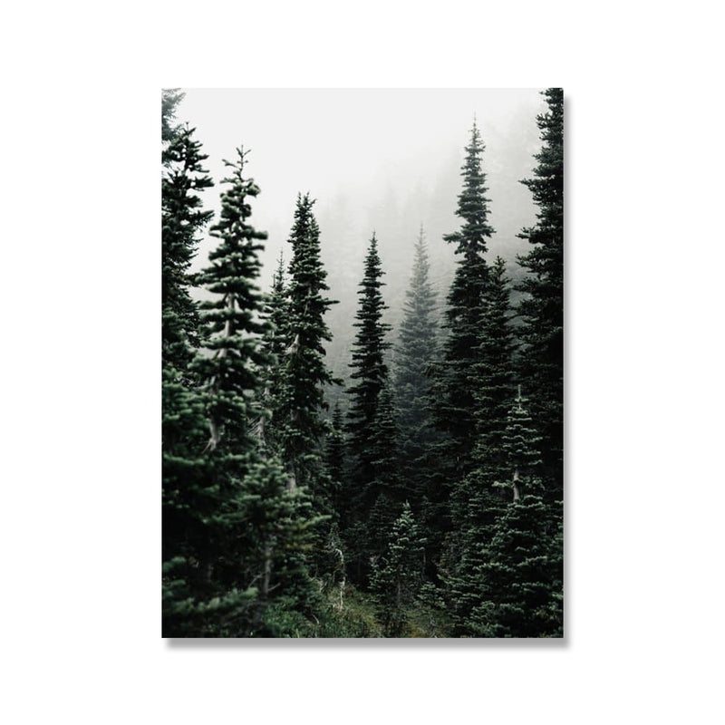 Winter Snow Forest Deer Owl Sunlight Landscape Painting Nordic Morning Scenery Home Decor Canvas Poster Art Print Wall Pictures