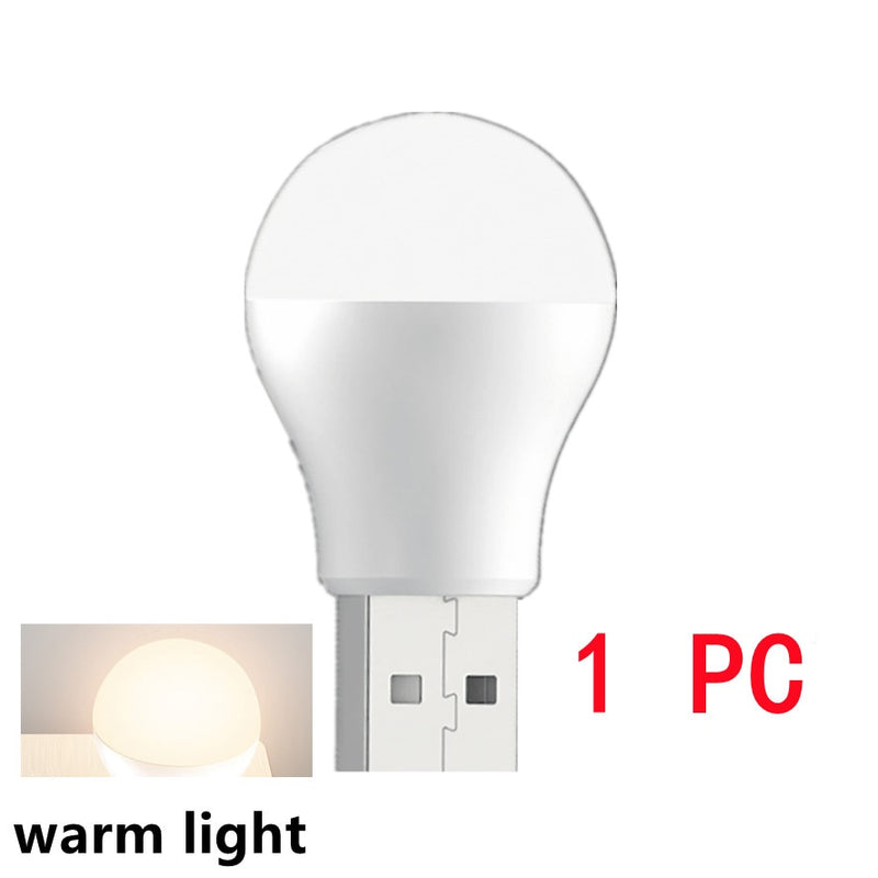 3/2/1PCS Mini USB Plug Lamp Computer Mobile Power Charging USB Small LED Night Light Eye Protection Light 5V 1A USB Gadgets