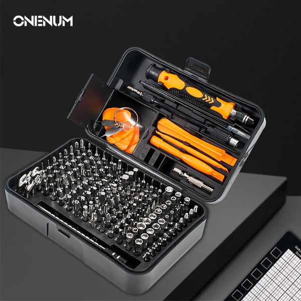 ONENUM Professional Screwdriver Set 170/138/135/112 In 1 Precision PH2 Screw Driver Bits Multifunctional Repair Hand Tools Kit