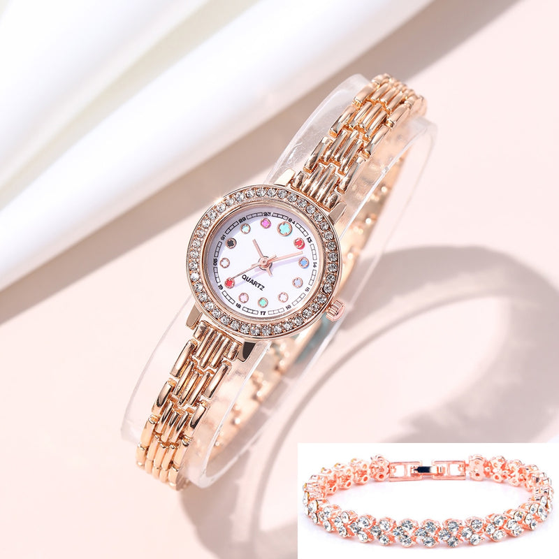 Watch For Women Watches 2022 Best Selling Products Luxury Watch Luxury Brand Reloj Mujer Watch Bracelet Set Diamond Steel Band