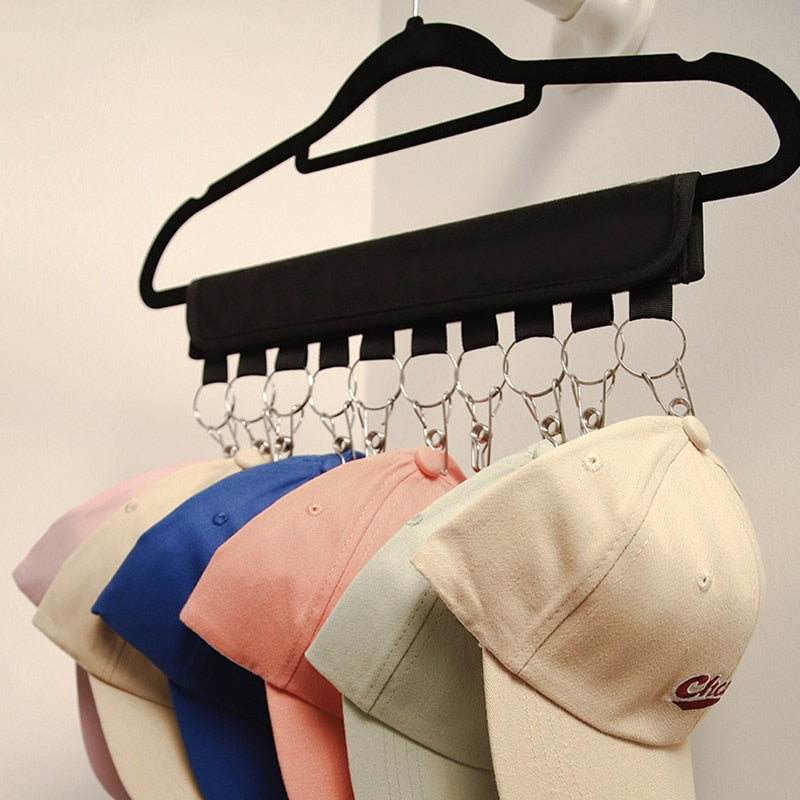 Cap Organizer Hanger 10 Baseball Cap Holder Hat Organizer For Closet Sock Storage Caps Organizer Door Holder