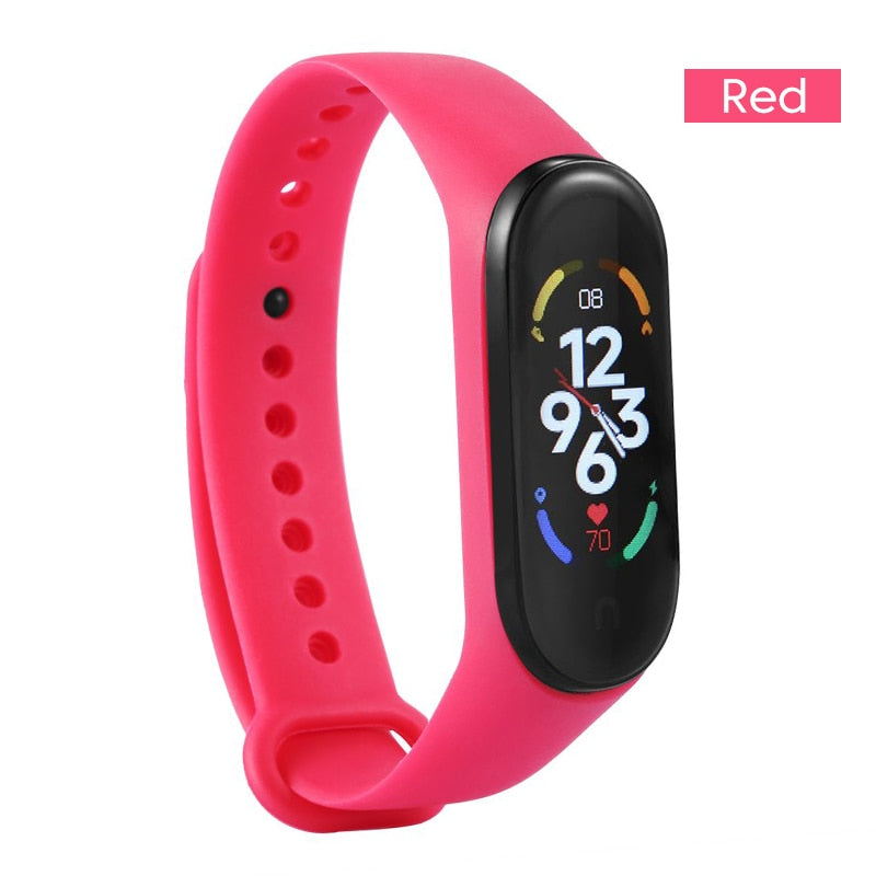 Olaf M7 Smart Watch Men Women Smartwatch Fitness Bracelet Heart Rate Fitness Tracking Miband Smart Band Watches Mi Band Watches