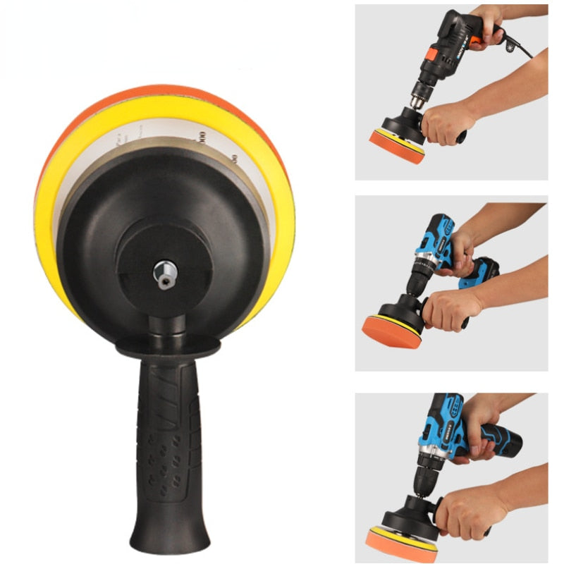 Wireless Automotive Polisher Machine Car Wax Polishing Wheel Electric Drill Adapter Buffing Pad Polishing Head Kit Power Tool