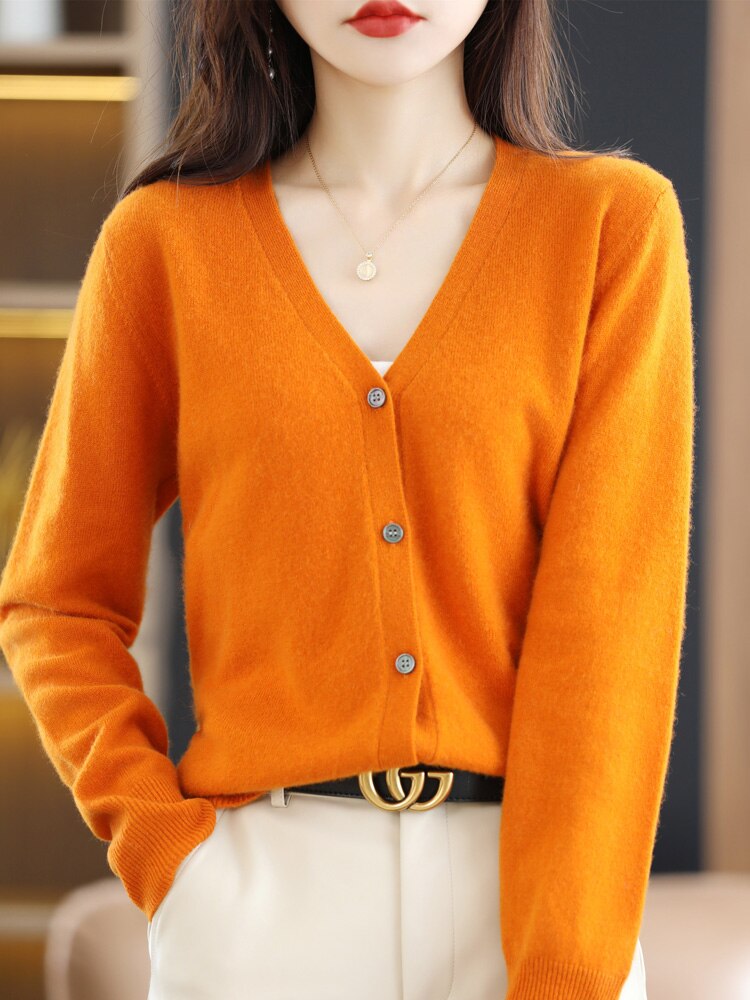 Knitted Cardigan Women&