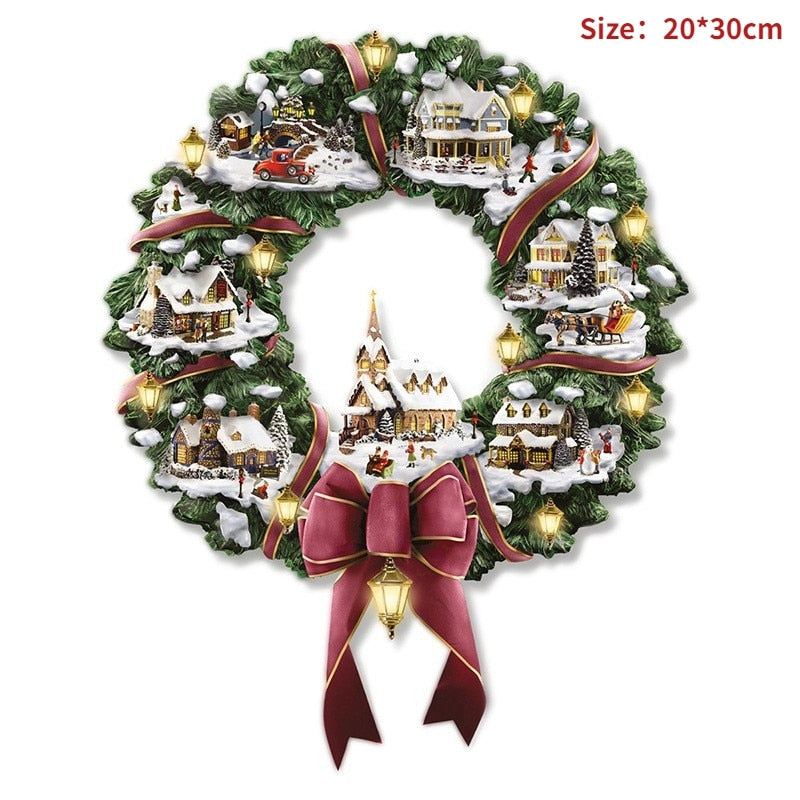 20x30cm Christmas Window Stickers Snowman Christmas Decoration For Home Room Decor 2023 New Year Ornaments Wall Stickers Hanging