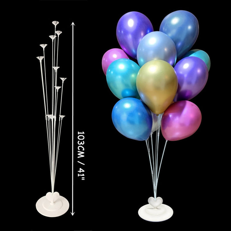 7/13/19 Tubes Balloon Column Stand Birthday Balloon Home Decor Birthday Party Decoration Kids Adult Wedding Event Party Balloon