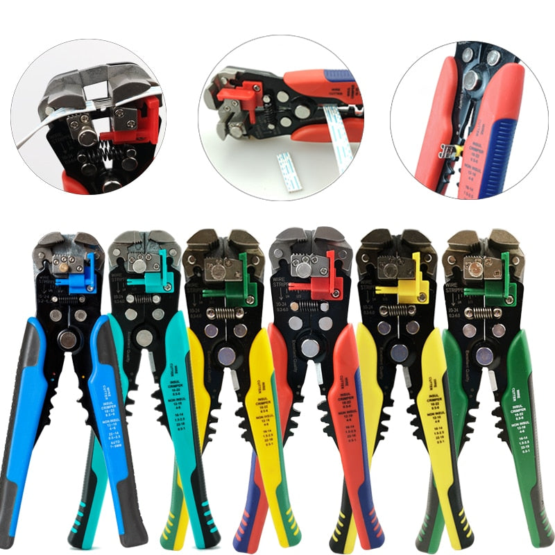 Crimper Cable Cutter Automatic Wire Stripper Multifunctional Stripping Tools Crimping Pliers Terminal 0.2-6.0mm2 tool