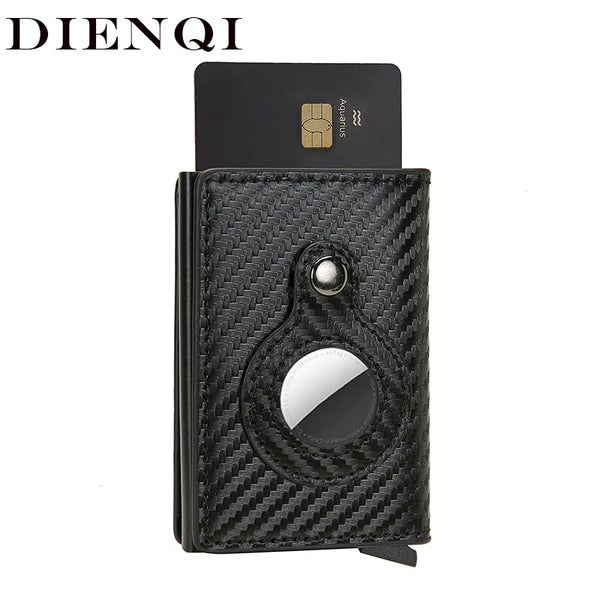 Rfid Card Holder Men Wallets Money Bag Male Black Short Purse 2022 Small Leather Slim Wallets Mini Wallets For Airtag Air Tag