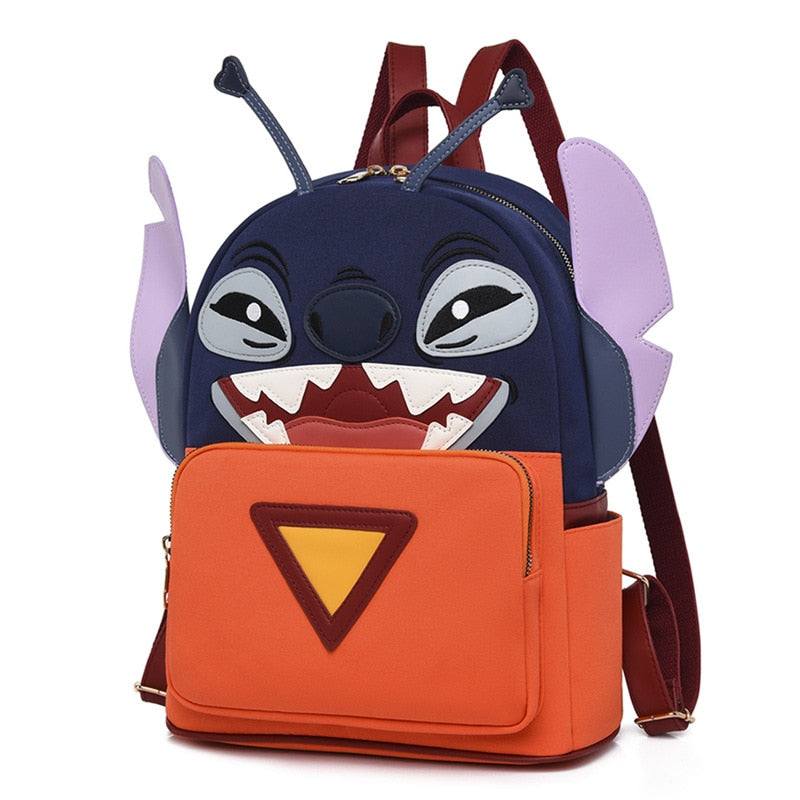 Disney Stitch Cute Kids Backpack Back To School Pack Travel Girls Mochila Kawaii Kindergarten Prepare For New Semester Schoolbag