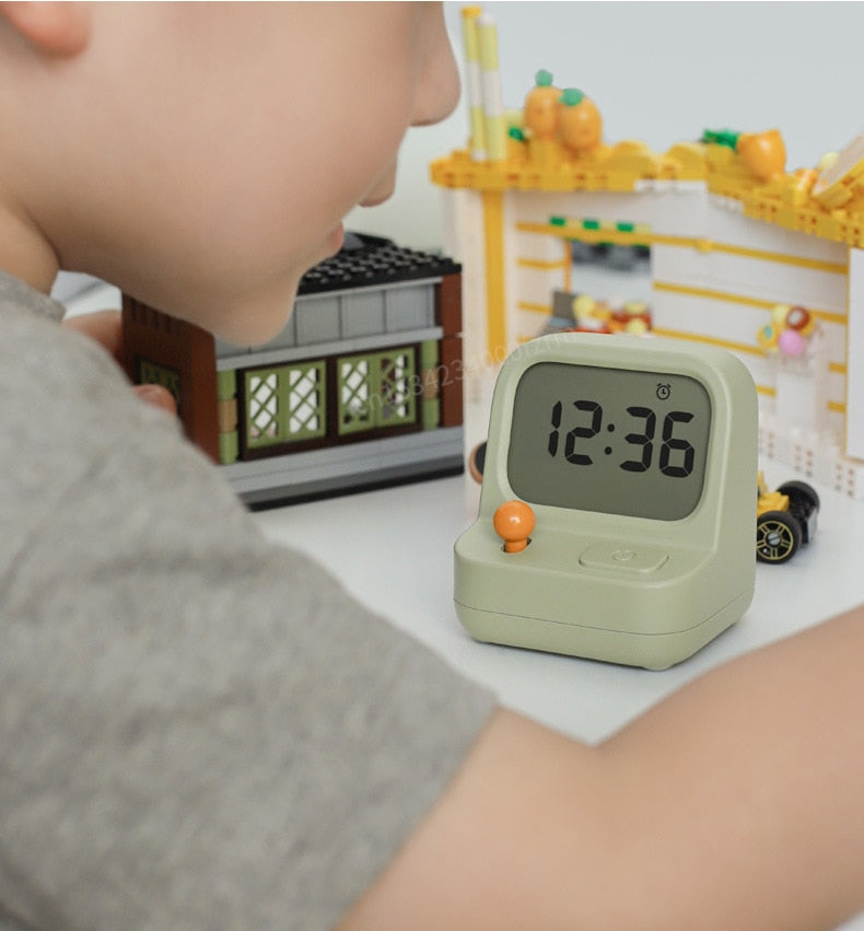 Small Alarm Clock, Timer, Dual-use, Fun Rocker Alarm Clock, Children&