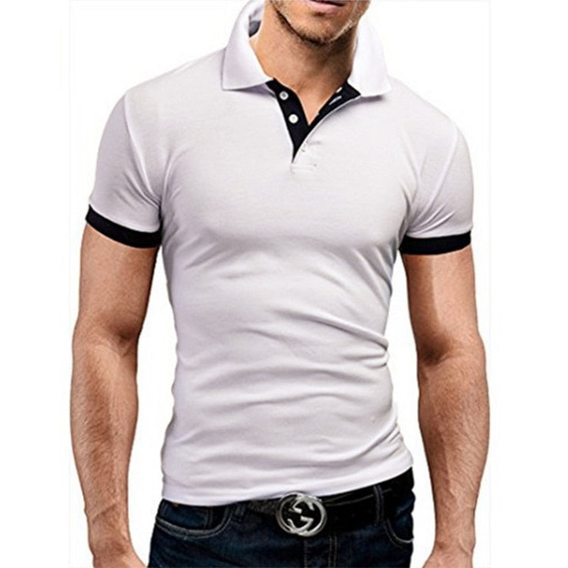 Covrlge Polo Shirt Men Summer Stritching Men&