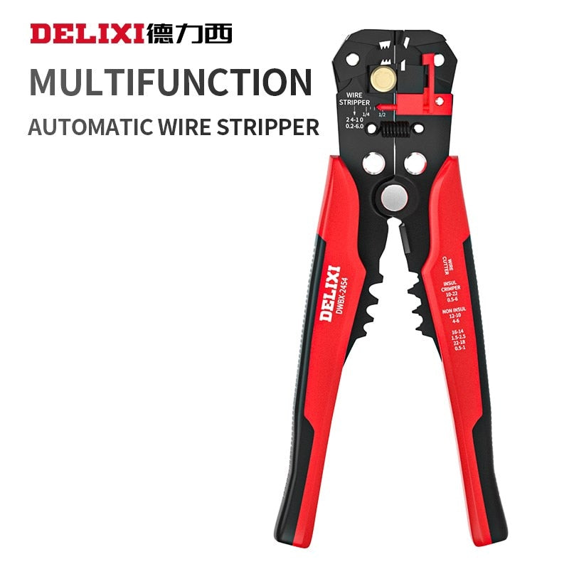 Professional Electrician Wire Tool Cable Wire Stripper Cutter Crimper Automatic Multifunctional Crimping Stripping Plier Tools