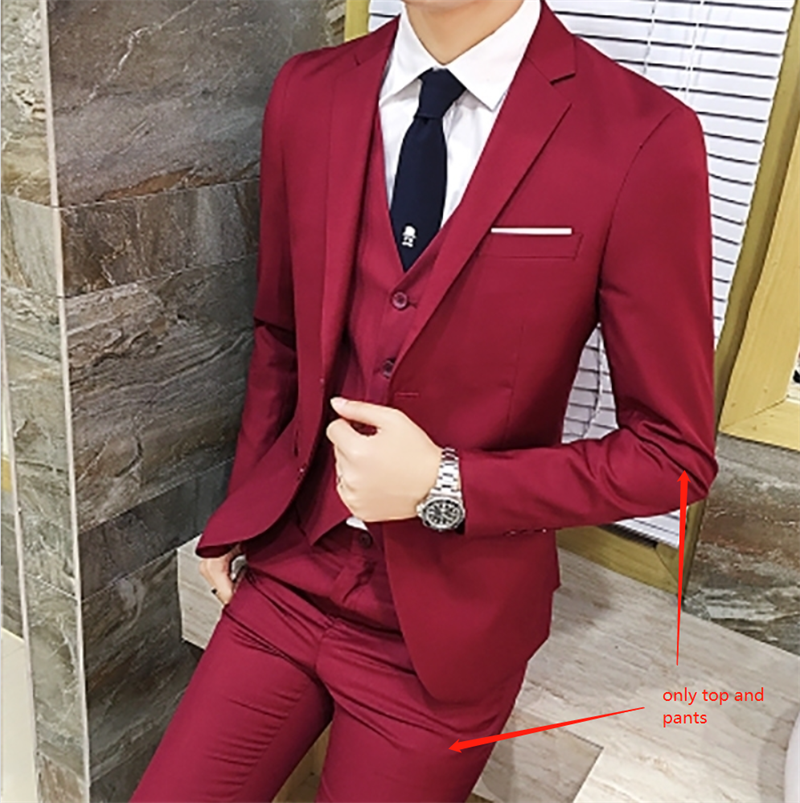 Mens Suits Clothing Suit Men Fashion for Wedding Four Seasons  Casual  New Outwear Two-pack of Pants and Jacket