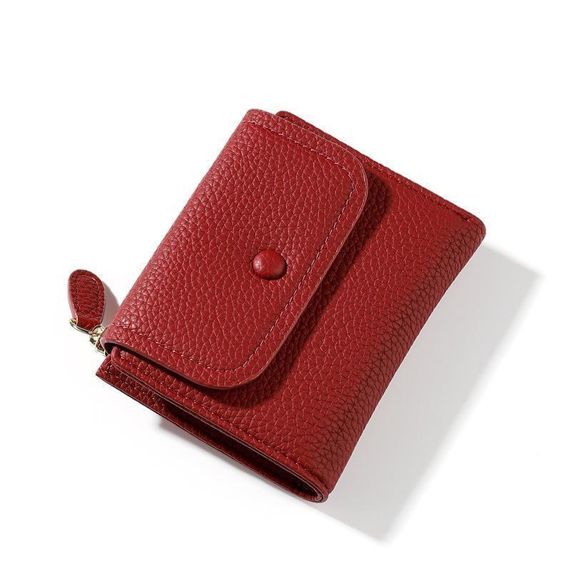 Brand Yellow Women Wallet Soft PU Leather Female Purse Mini Hasp Card Holder Coin Short Wallets Slim Small Purse Zipper Keychain