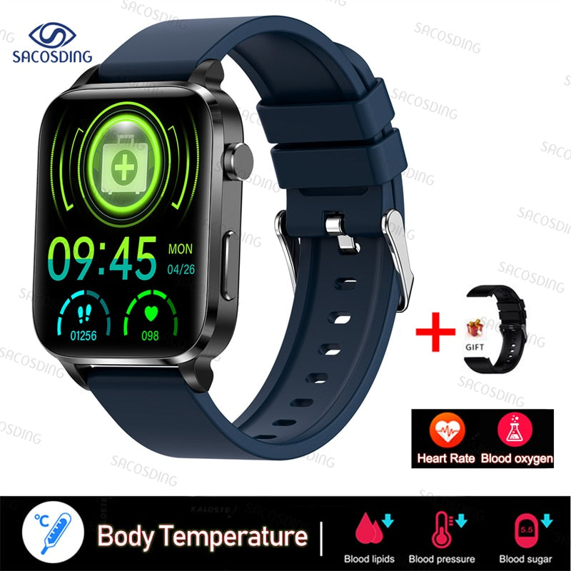 Smart Watch Men Laser Treatment Three High ECG PPG Heart Rate Blood Pressure Health Tracker Smart Watch For Huawei Xiaomi+Gift