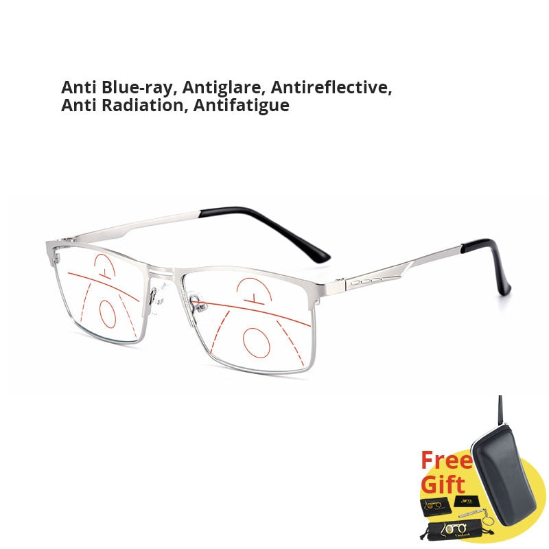 Men Progressive Reading Glasses Multifocal Women&