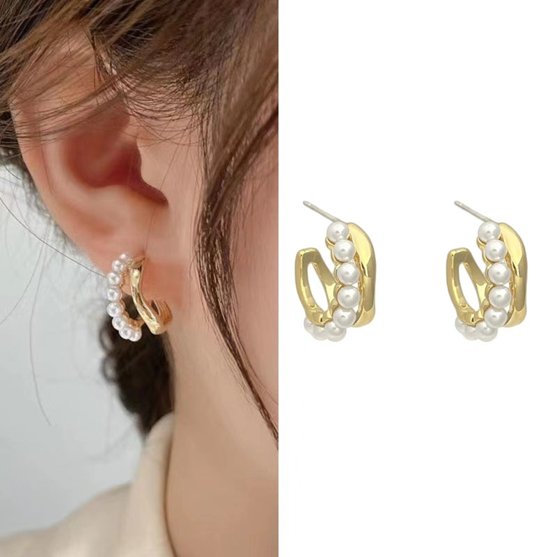 Creative Irregular Flower Basket Dangle Earrings for Women Gold Metal Stereoscopic Exaggerated Drop Earring Pendientes Brincos