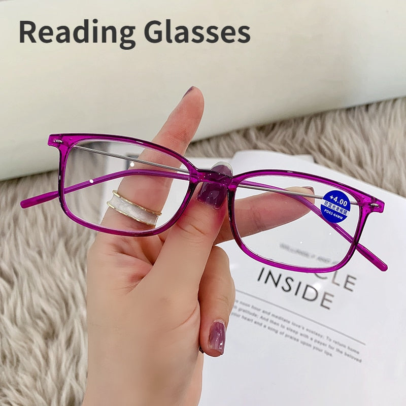 2022 Anti-Blue Light Reading Glasses Full Frame Glasses for men and women radiation protection Square Optical Computer Glasses