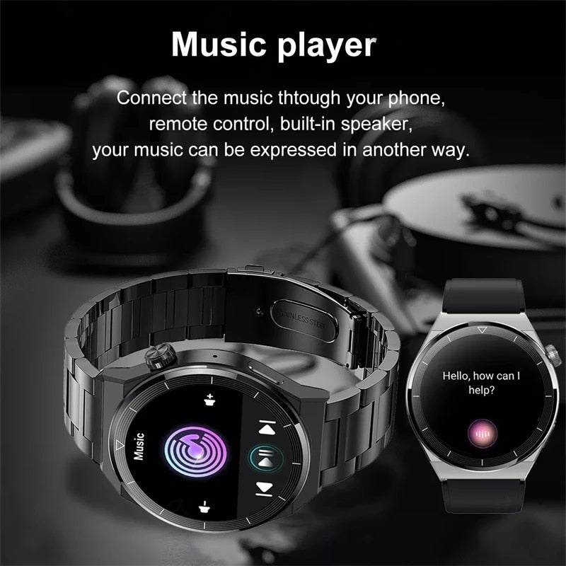 2022 NFC Smart Watch Men GT3 Pro AMOLED 390*390 HD Screen Heart Rate Bluetooth Call IP68 Waterproof SmartWatch For Huawei Xiaomi