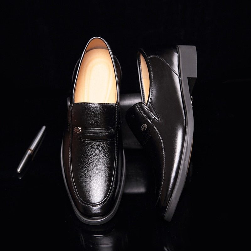 Leather Men Formal Shoes Luxury Brand 2022 Men&