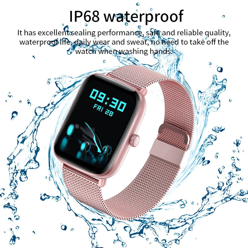 2022 LIGE New Women Smart Watch Heart Rate Monitor Health Sport Watches Life Waterproof Women Smartwatch For Huawei Apple Phone