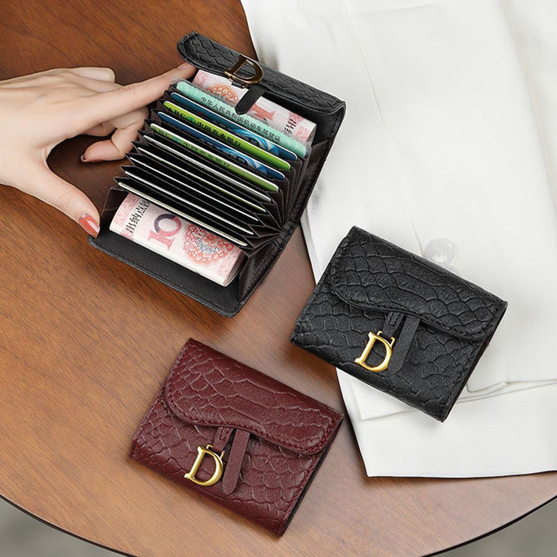 Luxury Women Card Holder Short Wallet Mini Women&