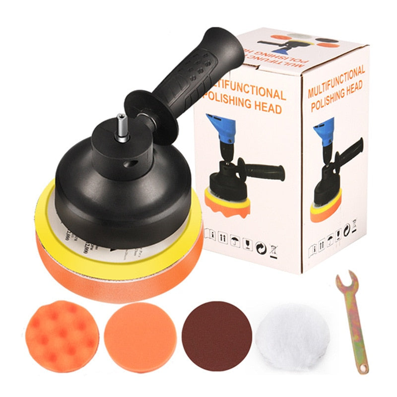 Wireless Automotive Polisher Machine Car Wax Polishing Wheel Electric Drill Adapter Buffing Pad Polishing Head Kit Power Tool