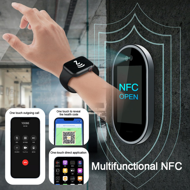 IWO PRO 2022 NEW Men Smart Watch SmartWatch NFC 90MHz High Brush 1.95IPS Large Screen 428*518 Resolution PK W58 W28 MAX DT8 MAX