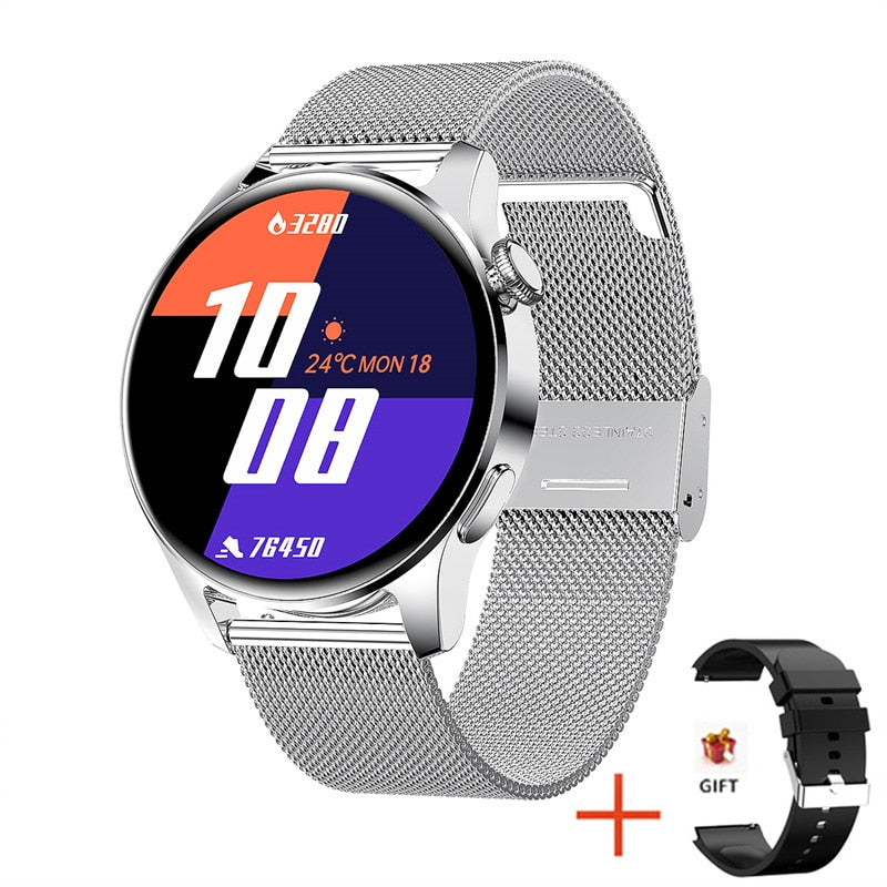 2022 New Smart Watch Men Waterproof Sport Fitness Tracker Multifunction Bluetooth Call Smartwatch Man For Android IOS HUAWEI+BOX