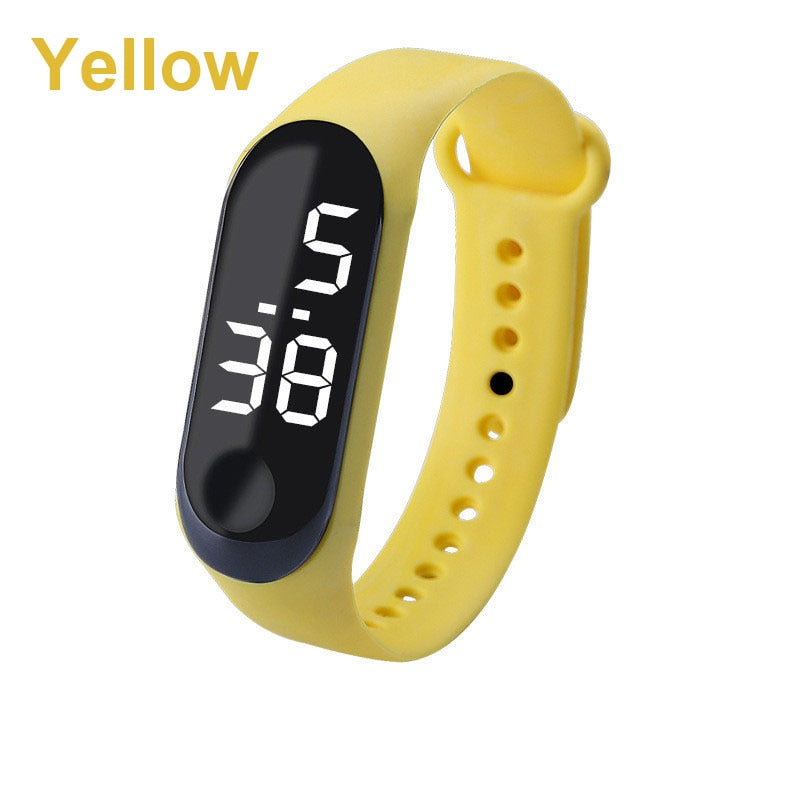 M3 Kids Digital Watches Adjustable Silicone Strap Waterproof Children's Watch Boys Sports Wrist Electronic Smart Watch For Kids