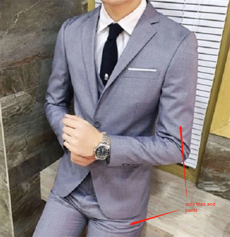 Mens Suits Clothing Suit Men Fashion for Wedding Four Seasons  Casual  New Outwear Two-pack of Pants and Jacket