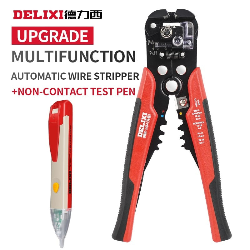 Professional Electrician Wire Tool Cable Wire Stripper Cutter Crimper Automatic Multifunctional Crimping Stripping Plier Tools