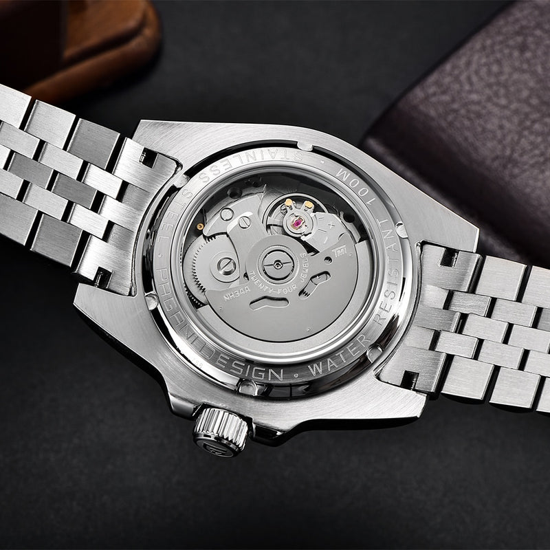 PAGANI DESIGN New Japan NH34 GMT Men Mechanical Watch Luxury Sapphire Glass Automatic Watch 10bar Waterproof Stainless Watch Men