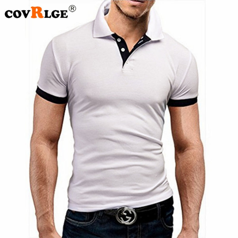 Covrlge Polo Shirt Men Summer Stritching Men&