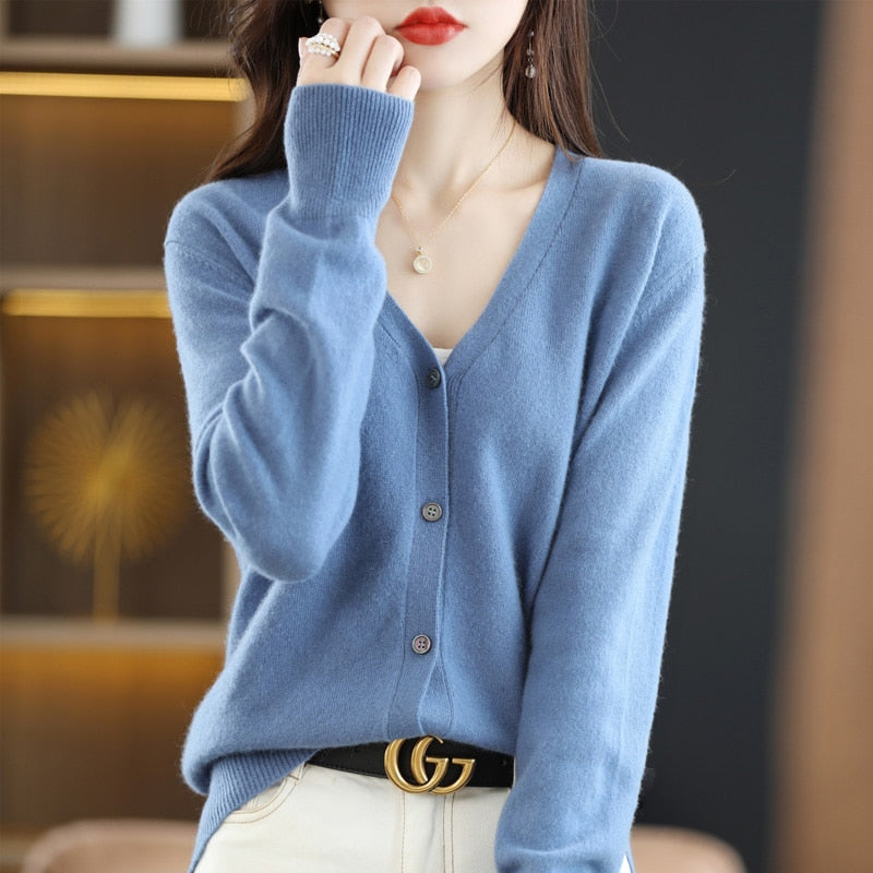 Knitted Cardigan Women&