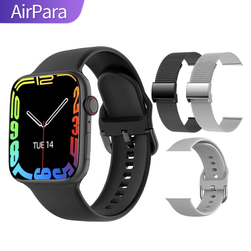 2022 NFC Smart Watch Men Women Smartwatch Door Access Control 1.9 in HD Screen Wireless Charging Dial Call Fitness Bracelet