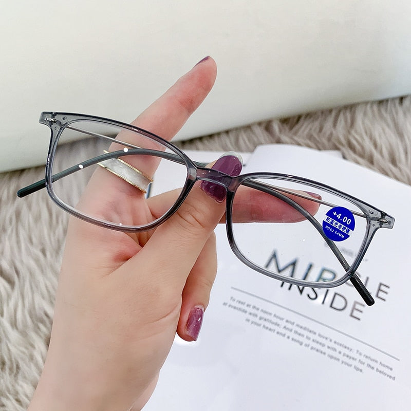 2022 Anti-Blue Light Reading Glasses Full Frame Glasses for men and women radiation protection Square Optical Computer Glasses