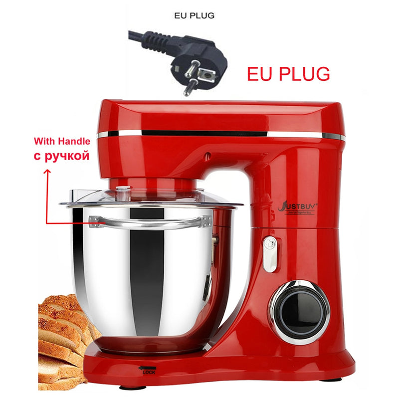 Big Discount Food Processor 5L 1500W Kitchen Stand Mixer Blender Cream Egg Whisk Cake Dough Kneader Bread Maker