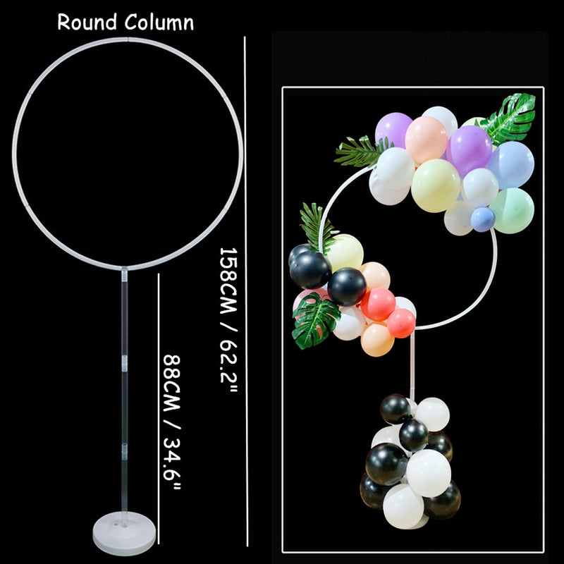 7/13/19 Tubes Balloon Column Stand Birthday Balloon Home Decor Birthday Party Decoration Kids Adult Wedding Event Party Balloon