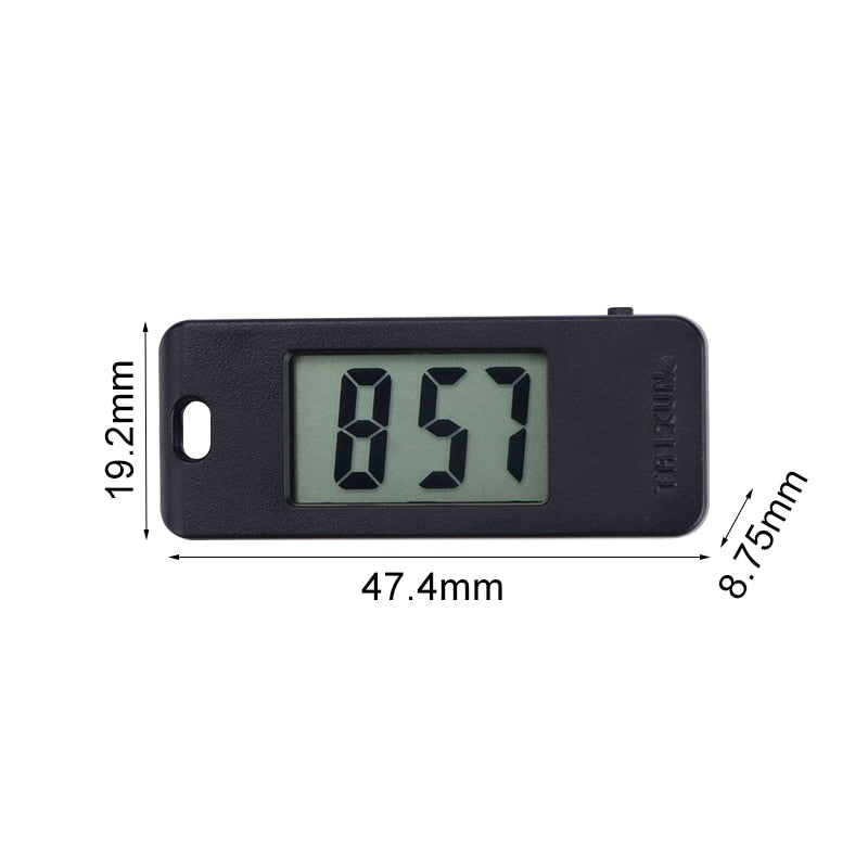 Mini LCD Digital Table Dashboard Desk Electronic Clock For Desktop Home Office Silent Desk Time Display Clock