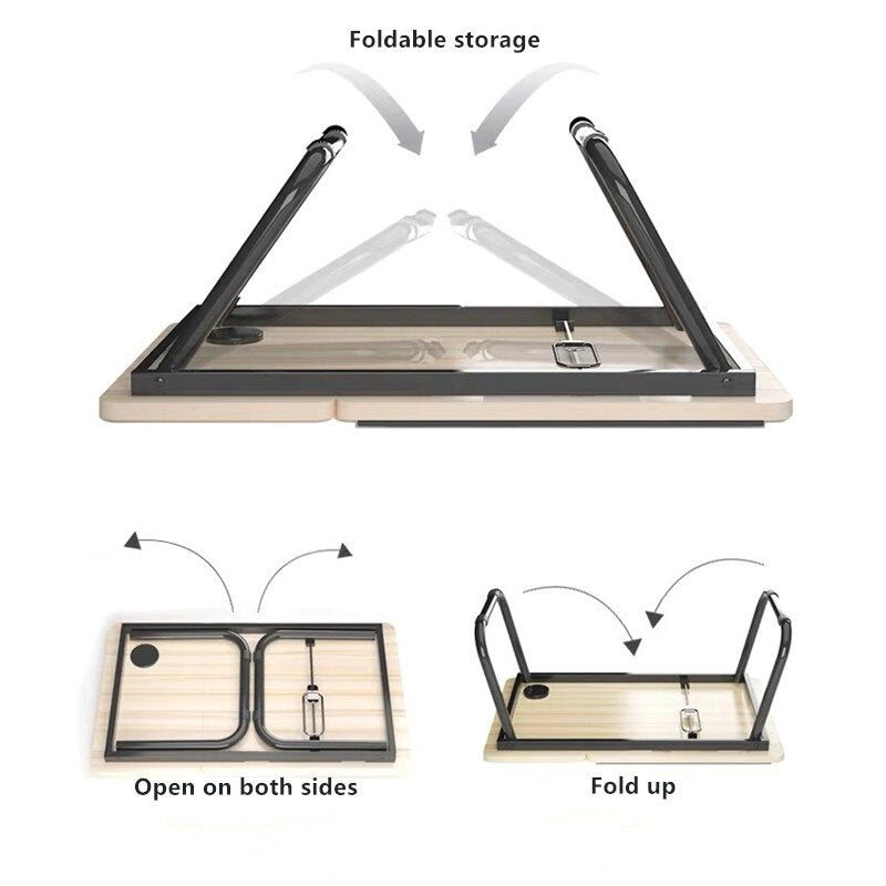 Organizers Desk Gadget Folding Table for Writing Office Desks Foldable Study Desk Storage Furniture Tables Computer Room Offices