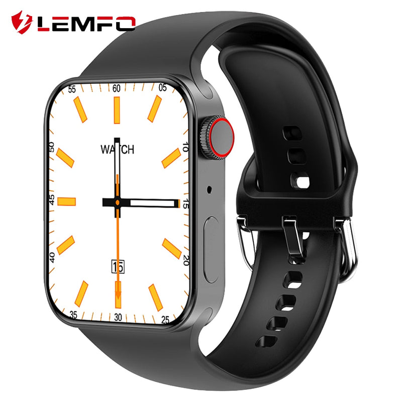 LEMFO T100MAX smart watch men women Bluetooth call smartwatch series 8 260mAh sports watches Wireless charging 2.0 inch 395*460